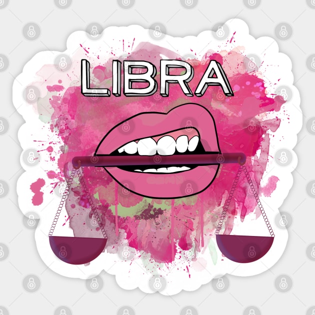 I am a Libra Sticker by TheBadNewsB